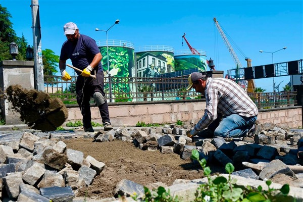 Giresun Belediyesi kent genelindeki çalışmalarını sürdürüyor