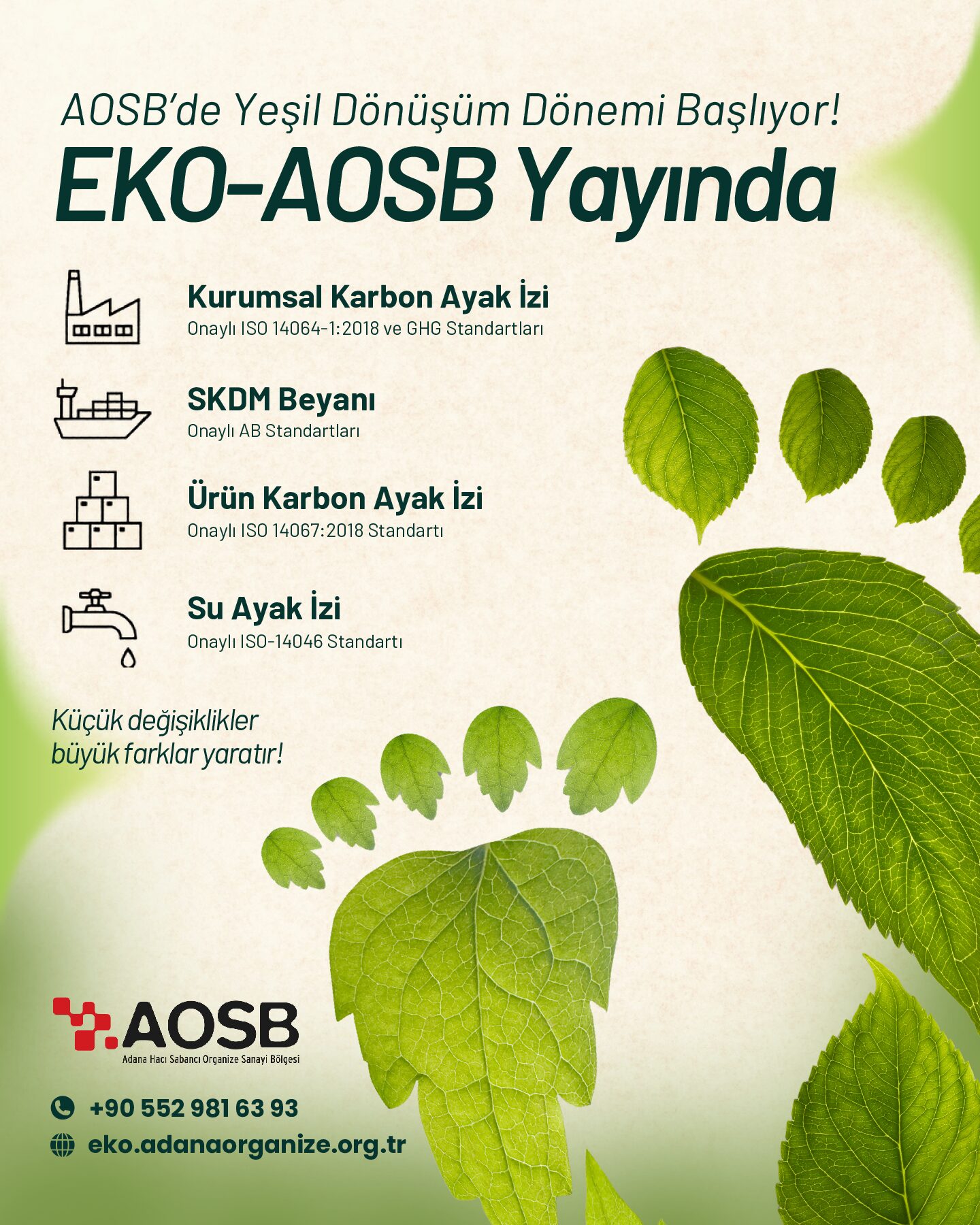AOSB’DEN YEŞİL DÖNÜŞÜME DİJİTAL DESTEK: EKOAOSB HİZMETE AÇILDI