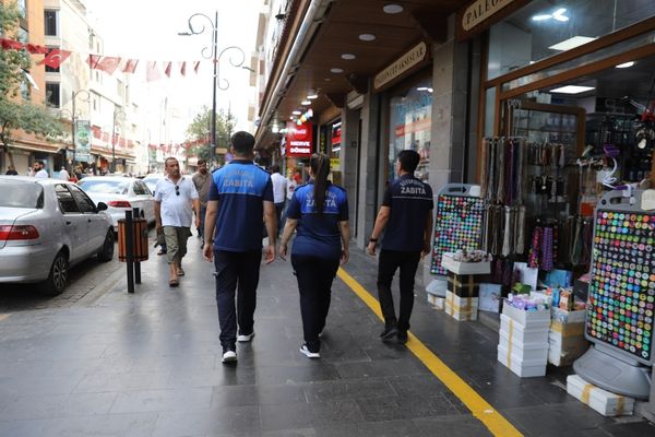 Diyarbakır’da kaldırım işgallerine yönelik denetimlere destek