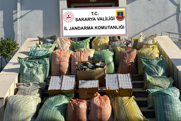 Sakarya’da kaçak tütün operasyonu