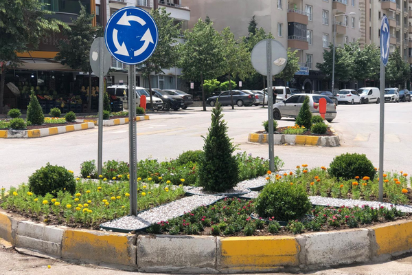 Van Gölbaşı Sokak’ta peyzaj düzenleme çalışmaları sürüyor