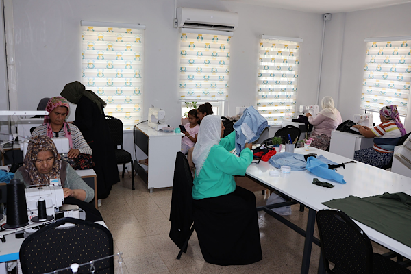 Kısas Kültür Merkezi kadınların üretim ve eğitim merkezi oldu