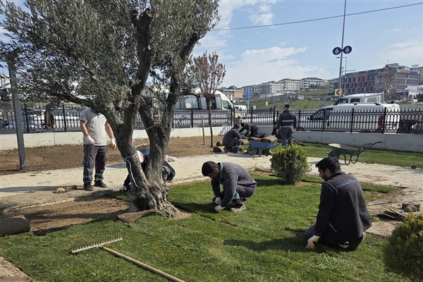 Beylikdüzü’nde park ve yeşil alan çalışmaları sürüyor