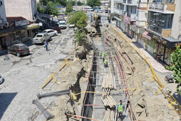 Söke’de 75 milyon liralık kanalizasyon projesinde yüzde 35 tamamlandı