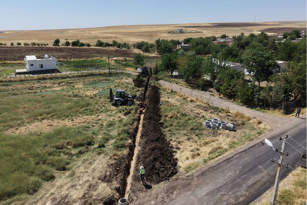 Diyarbakır’da  Sayarlar ve Aktepe’nin atık su altyapısı yenileniyor