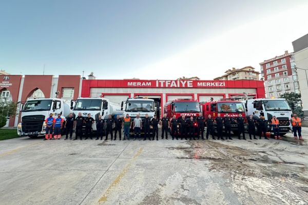 Konya Büyükşehir Belediyesi’nden Alanya’daki yangına destek