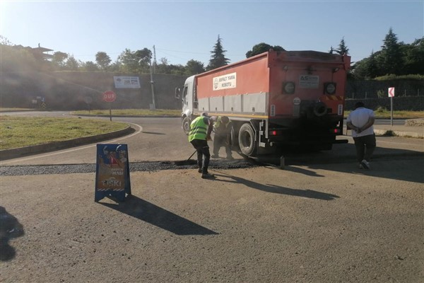 TİSKİ, altyapı çalışmaları sonrası yol onarımlarını sürdürüyor