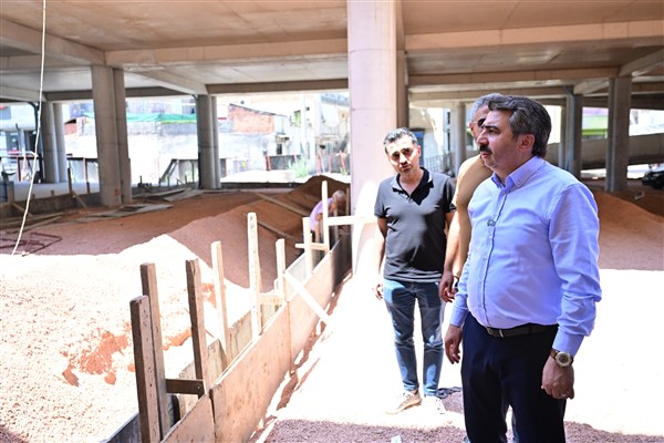 Yavuzselim Kapalı Pazar Alanı’nda çalışmalar sürüyor