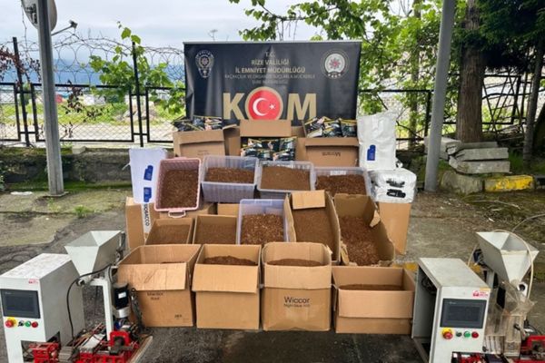 Rize’de kaçakçılık operasyonlarında 45 şüpheli hakkında işlem