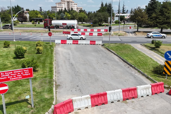 Eskişehir Tepebaşı Kavşağı kalıcı olarak kapatıldı