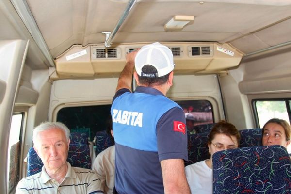 Giresun’da dolmuşlara klima denetimi