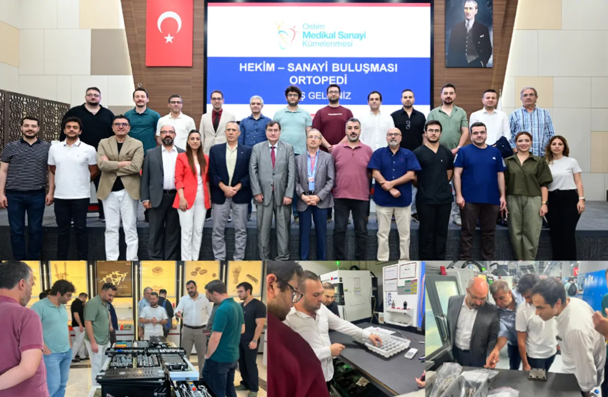 Ortopedi hekimleri OSTİM’de yerli medikal ürünleri inceledi