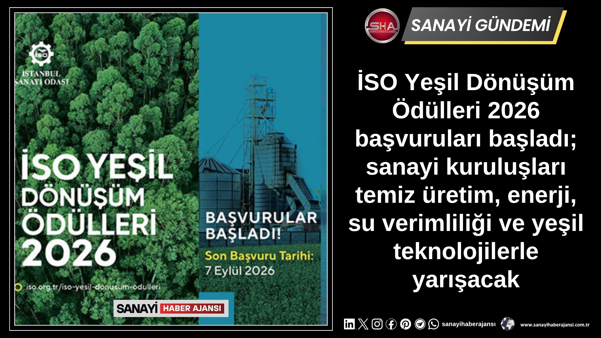Sanayi Haber Ajansı | Ekonomi, Sanayi, Teknoloji ve Üretim 19.08.2026