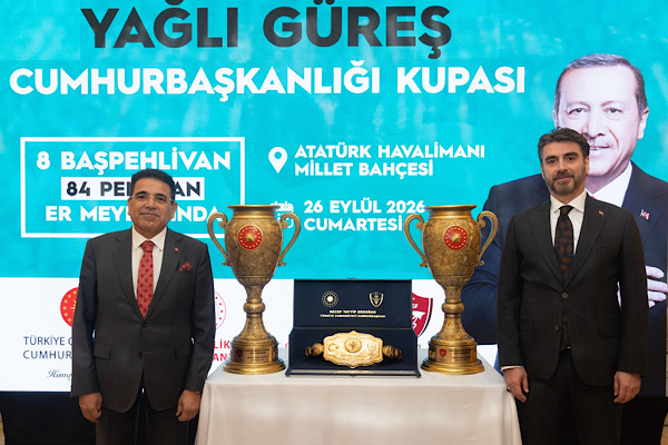 Yağlı güreş Cumhurbaşkanlığı Kupası öncesi basın toplantısı gerçekleştirildi