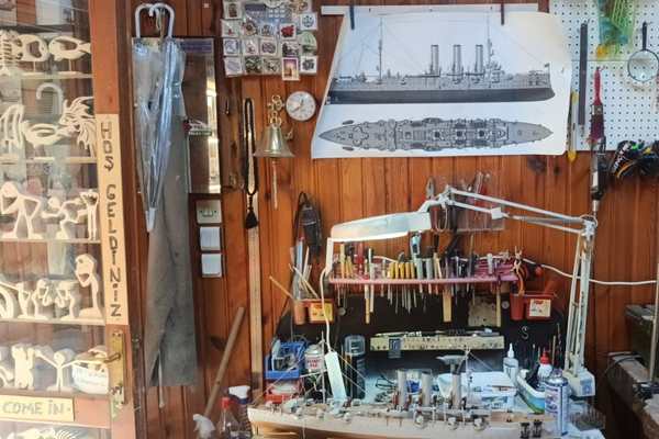 Beyoğlu’nun 50 yıllık maket gemi ustası