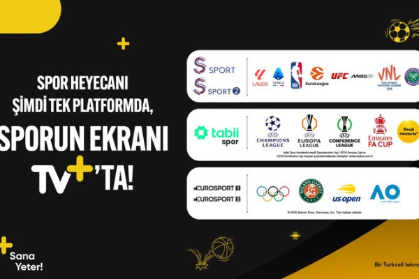 Sporun ekranı TV+ dünyanın dev spor karşılaşmalarını evinize getiriyor