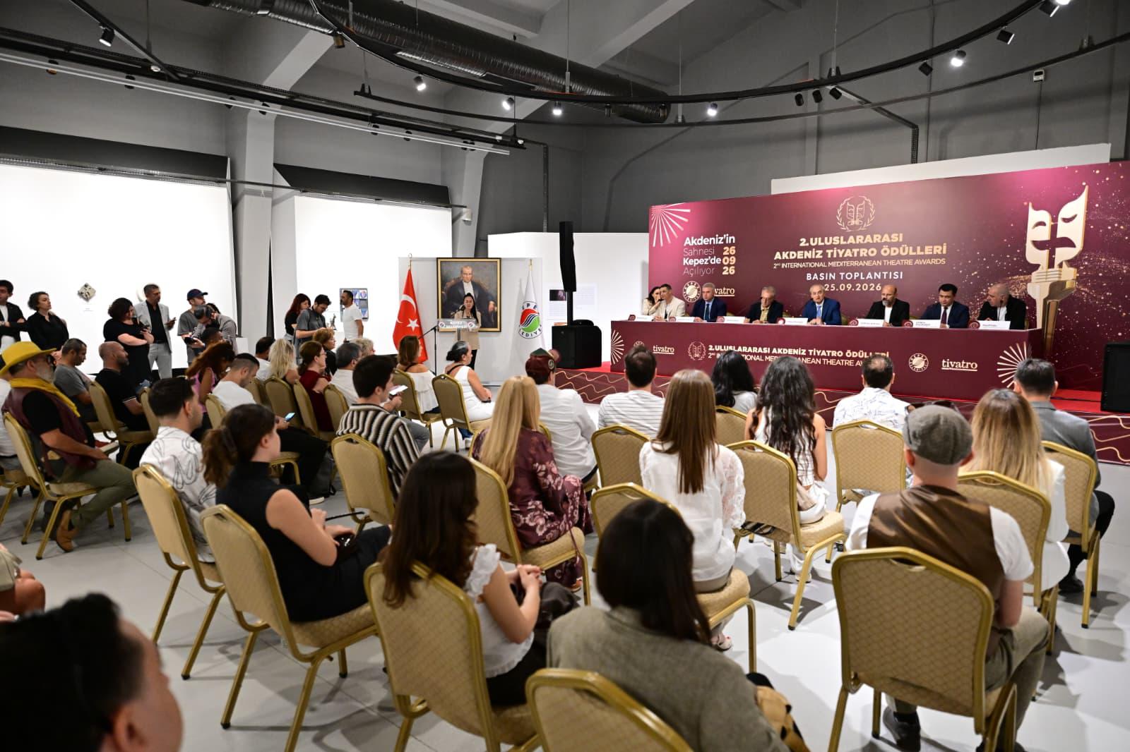 Kepez’de Uluslararası Akdeniz Tiyatro Ödülleri için geri sayım başladı