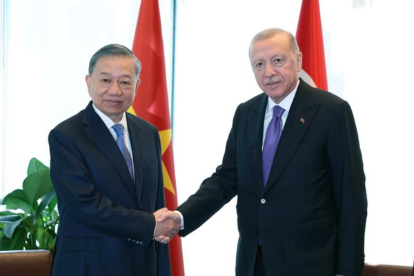 Cumhurbaşkanı Erdoğan, Vietnam Devlet Başkanı To Lam ile görüştü