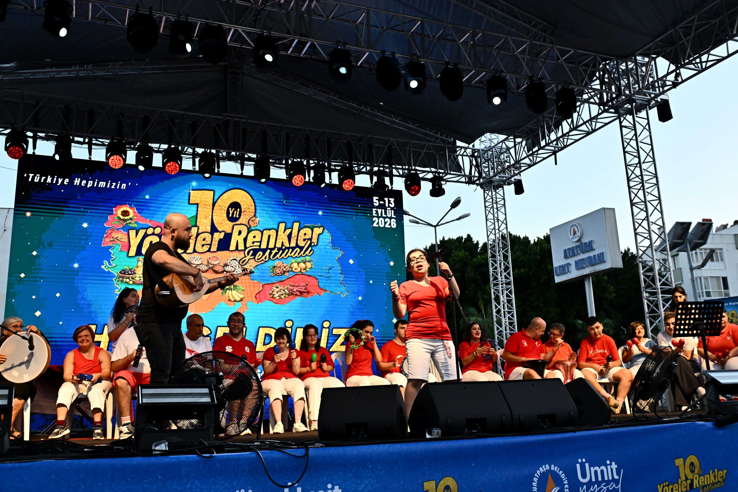 Yöreler Renkler Festivali İç Anadolu Gecesi ile devam etti