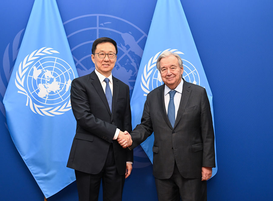 Han Zheng, BM Genel Sekreteri Guterres ile görüştü