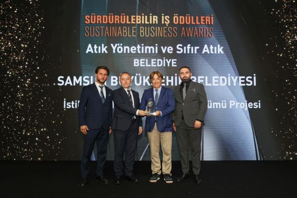 Samsun Büyükşehir Belediyesi’ne Sürdürülebilir İş Ödülleri 2026’da ödül