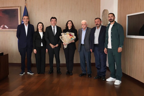 Çerçioğlu, Nazilli Lokantacılar ve Kasaplar Odası yönetimini kabul etti