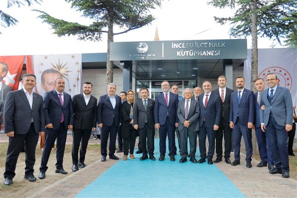 İncesu İlçe Halk Kütüphanesi 22 bin kitapla hizmete açıldı