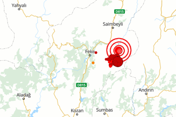Adana’da deprem