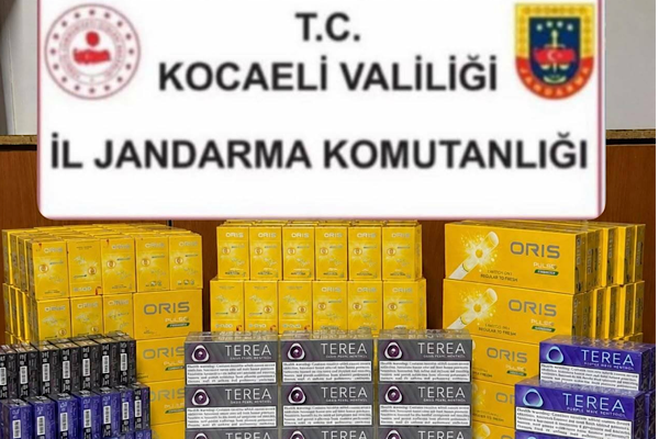 Kocaeli’de 1 milyon 150 bin liralık kaçak tütün ve sigara ele geçirildi