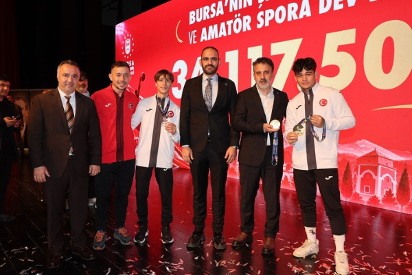 Bursa’da amatör spor kulüplerine 34,1 milyon liralık destek sağlandı