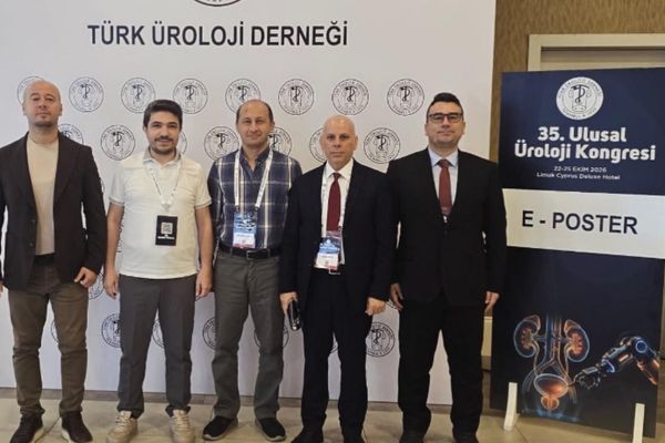 Harran Üniversitesi’nden 35. Ulusal Üroloji Kongresi’nde birincilik ödülü