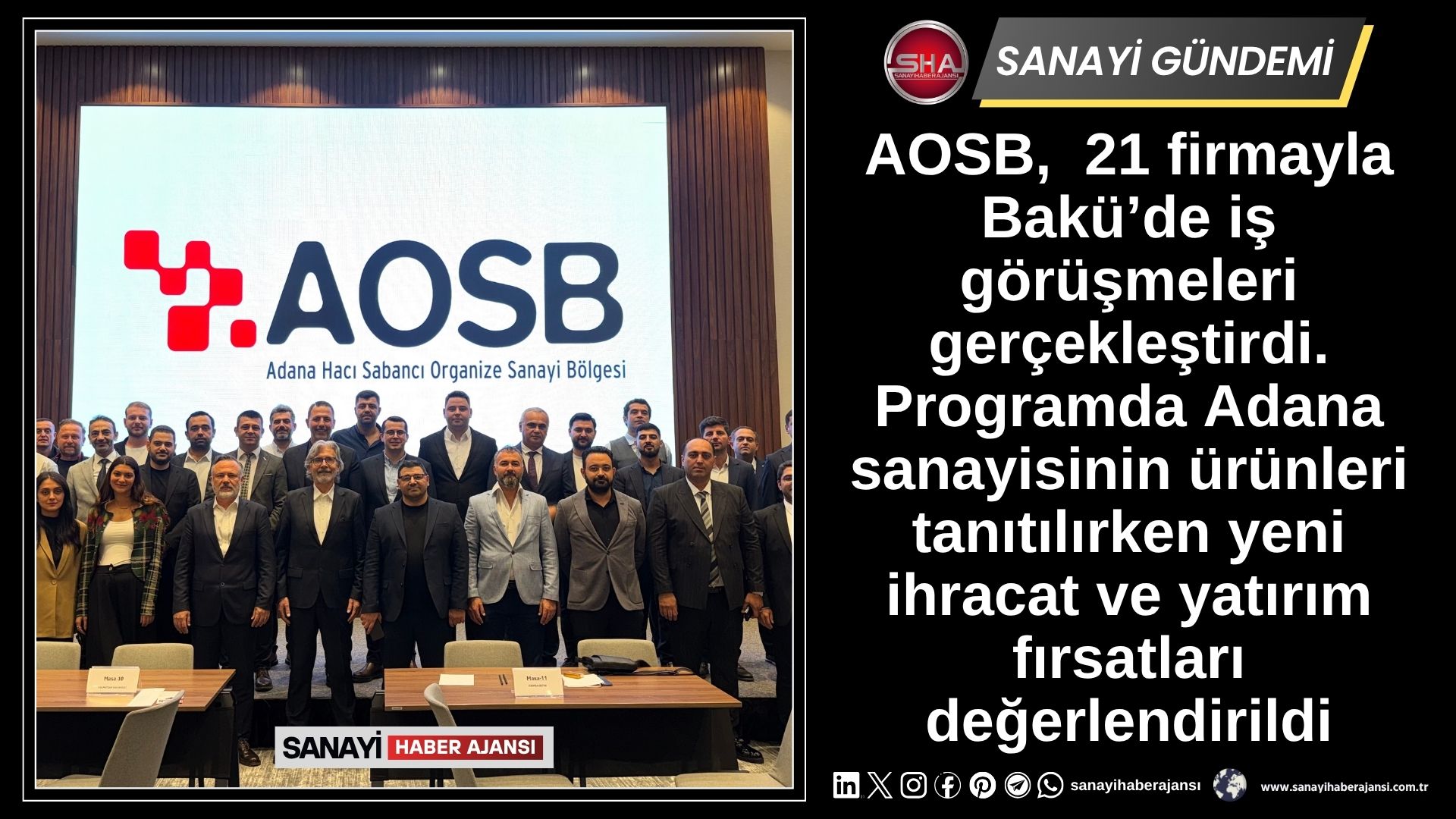 Sanayi Haber Ajansı | Sanayinin Nabzı, Ekonominin Gündemi 15.10.2026